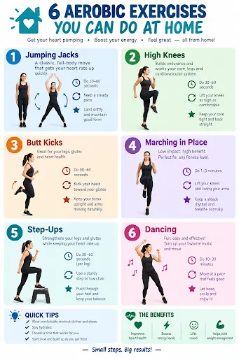 Aerobic Exercises You Can Do At Home